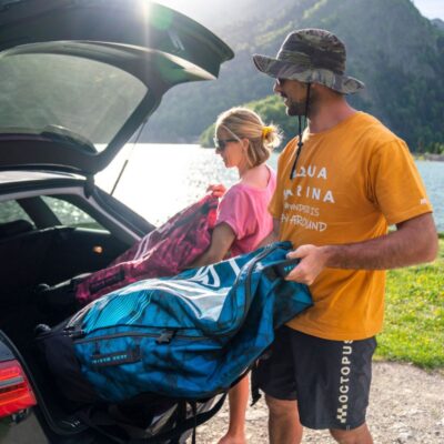 Aqua Marina Borsa 90L con Ruote | Zaino Trolley BLUEBERRY B0303635